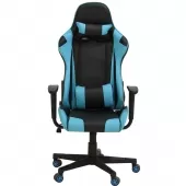 Cadeira Gamer Star X Reclinável Elevação a Gás - Preto / Azul - Nagano