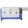 Máquina CNC Router Laser Corte e Gravação 60x40cm 80w Mesa de Elevação com 220v Sensor Fluxo de Água - Nagano