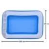 Piscina Inflável Retangular 155x108x46cm 295L - Sunclub
