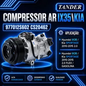 Compressor Ar Kia Sportage Hyundai IX35 2010 Até 2015 2.0 - Tander
