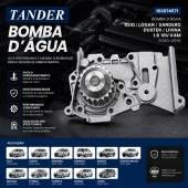 Bomba D'Água Clio Logan Sandero Duster Livina 1.6 16V K4M 2000 a 2016 - Tander