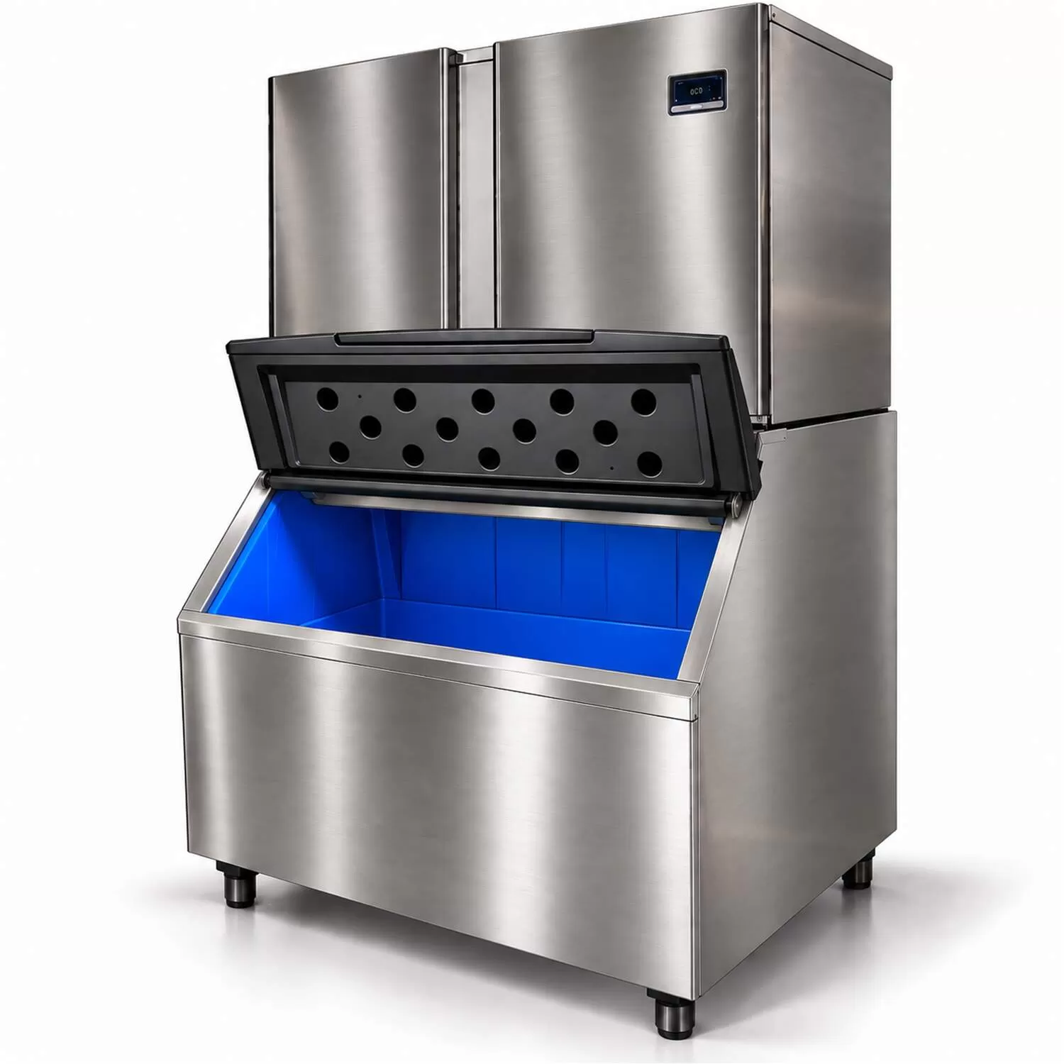 Máquina de Gelo 1500kg/dia 500 Litros Reservatório Inox 380v Tipo Cubo - Nagano