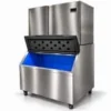 Máquina de Gelo 1500kg/dia 500 Litros Reservatório Inox 380v Tipo Cubo - Nagano