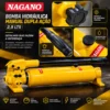 Bomba Hidráulica Manual Dupla Ação 2,9 Litros 700 Bar para Cilindros 100 Toneladas - Nagano