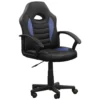 Cadeira Gamer Kids Em Couro Pu Infantil Vênus X - Preto/Azul - Nagano