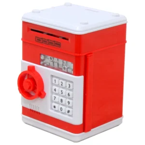 Cofre Digital Eletrônico Puxa Engole Notas e Moedas - Nagano