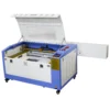 Máquina CNC Router Laser Corte e Gravação 60x40cm 80w Mesa de Elevação com 220v Sensor Fluxo de Água - Nagano