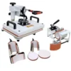 Prensa Térmica Sublimação 8 em 1 29x38 cm Plana Camiseta Caneca Boné Prato - 110v - Nagano